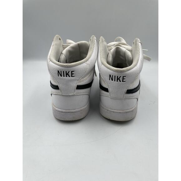 Nike Court Vision Mid Next Nature DN3577-101 Men 8.5 White Lifestyle Shoe - Picture 5 of 10